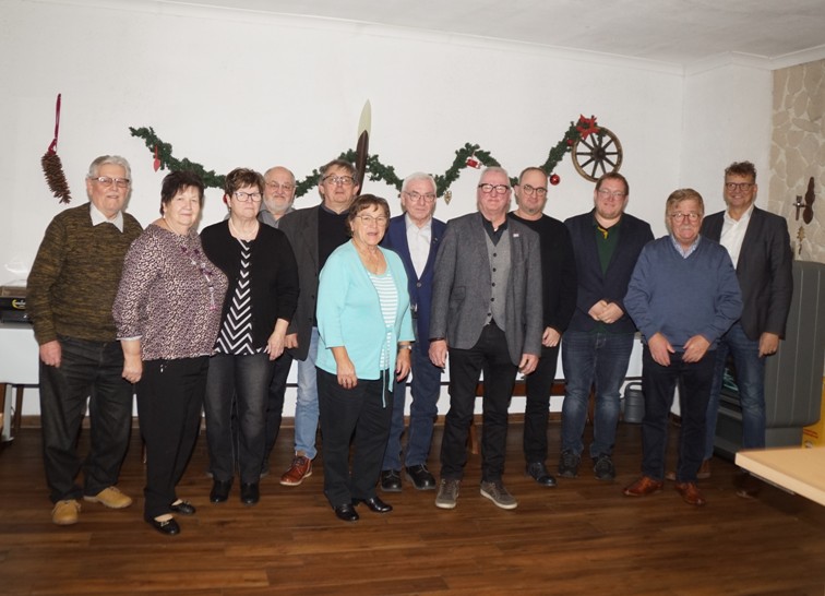 VdK-Ortsverband Beckingen-Saarfels - Vorstand mit Gästen